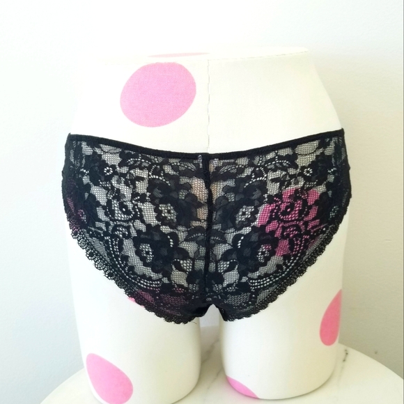 Victoria's Secret Vintage Very Sexy Lace Rhinestone Crystal Cheeky Panty NWT - Picture 5 of 13